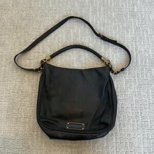 Marc by Marc Jacobs “Too Hot To Handle” 100% leather black hobo bag purse